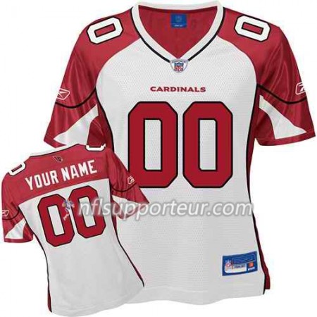 Maillot Femme Arizona Cardinals Personnalisé Blanc 